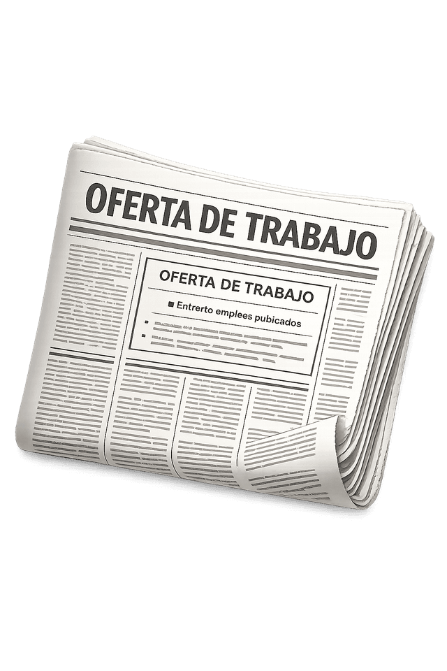 Diario con ofertas de trabajo