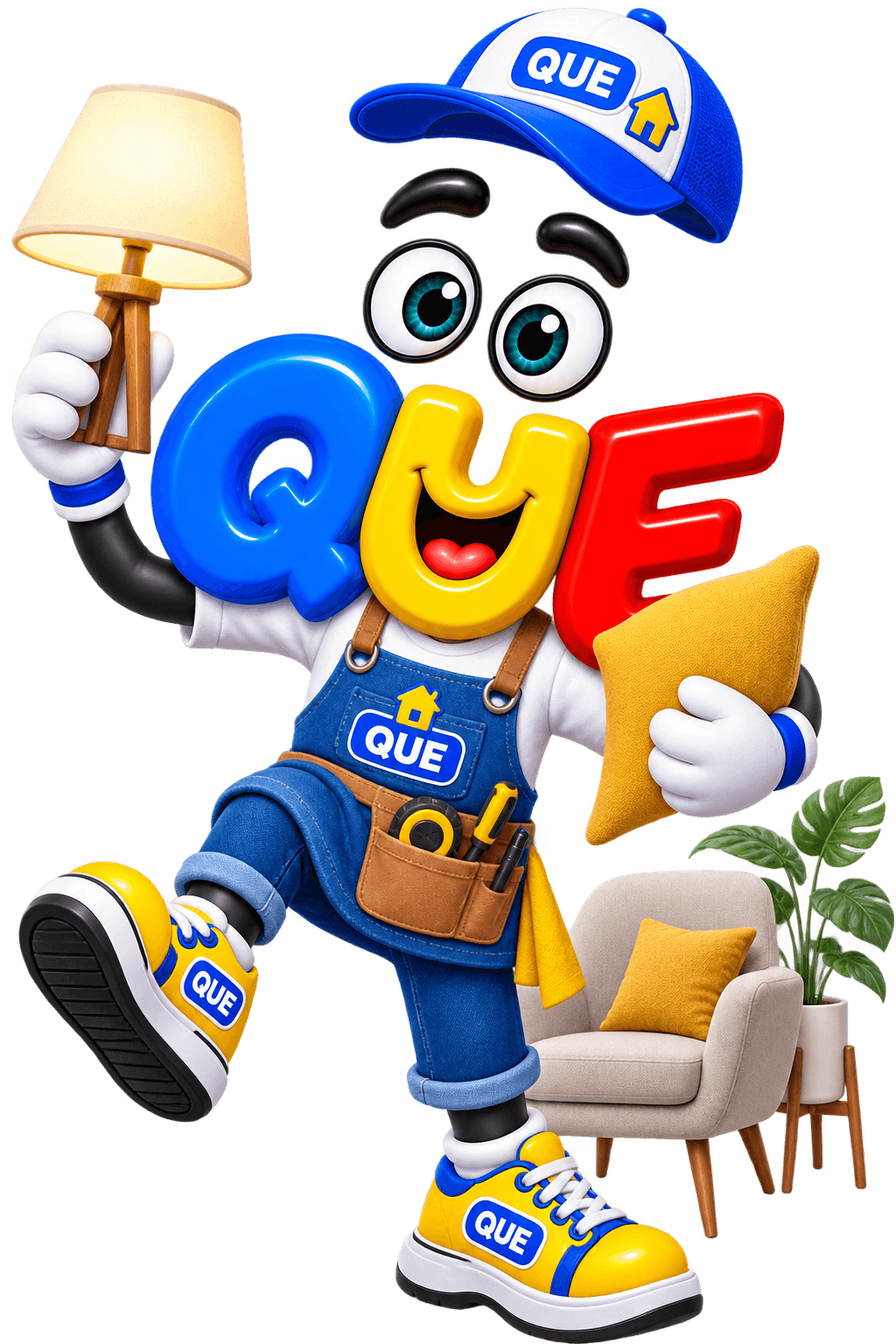 Mascota ¡quepromos! de hogar y muebles