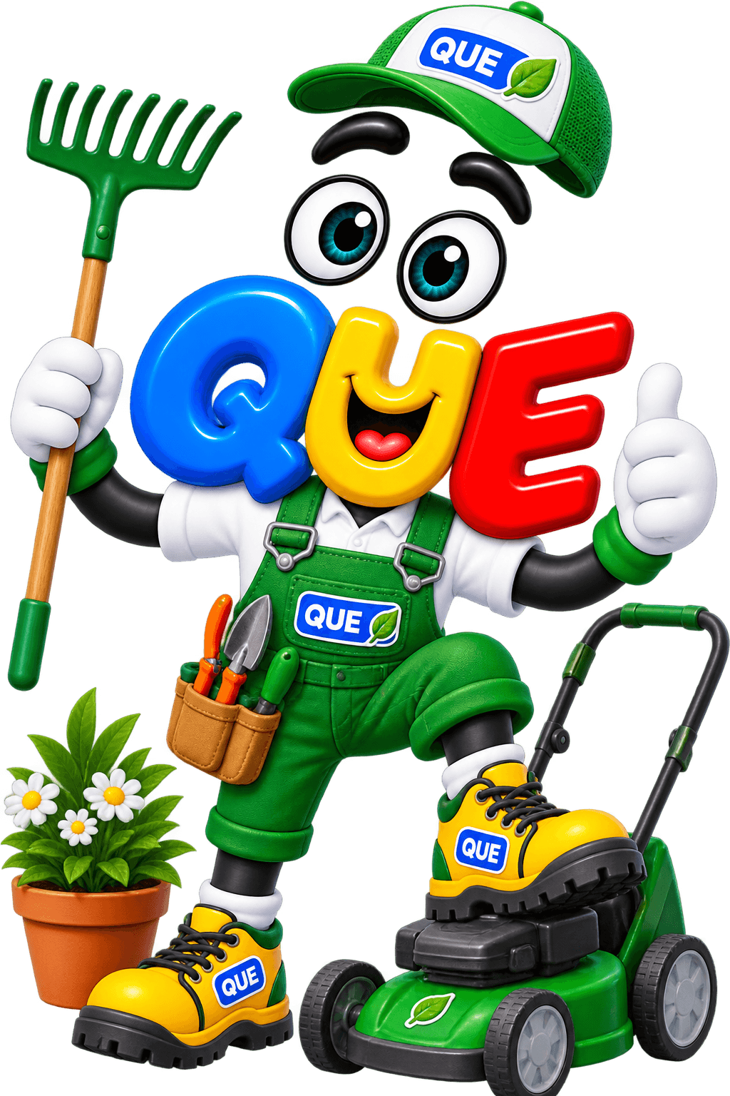 Mascota ¡quepromos! de parques y jardín